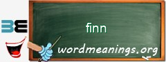 WordMeaning blackboard for finn